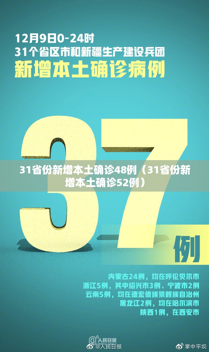 31省份新增本土确诊48例（31省份新增本土确诊52例）