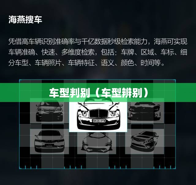 车型判别（车型辨别）