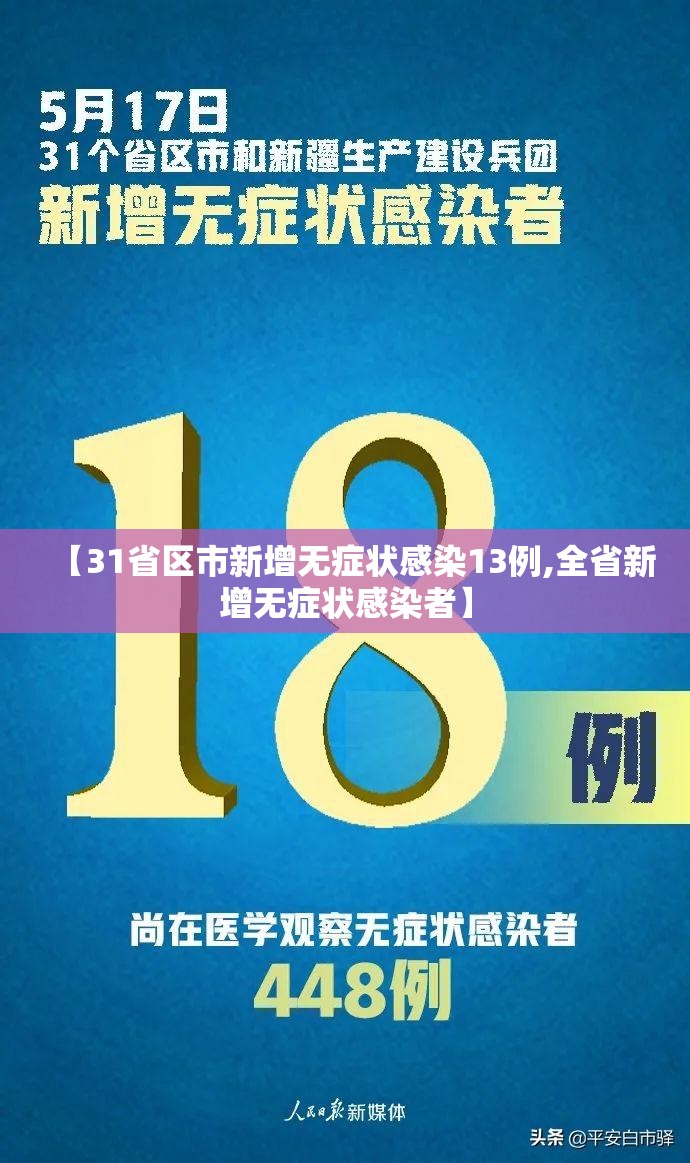 【31省区市新增无症状感染13例,全省新增无症状感染者】