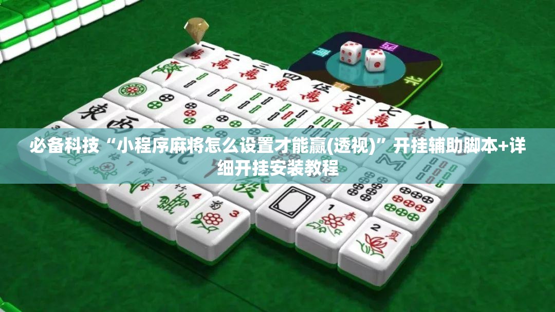 必备科技“小程序麻将怎么设置才能赢(透视)”开挂辅助脚本+详细开挂安装教程