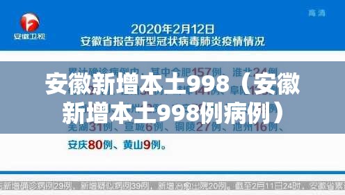 安徽新增本土998（安徽新增本土998例病例）