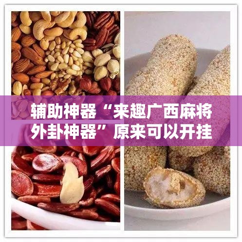 辅助神器“来趣广西麻将外卦神器”原来可以开挂