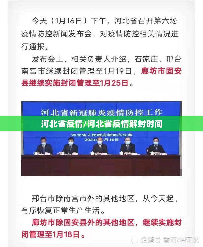 河北省疫情/河北省疫情解封时间