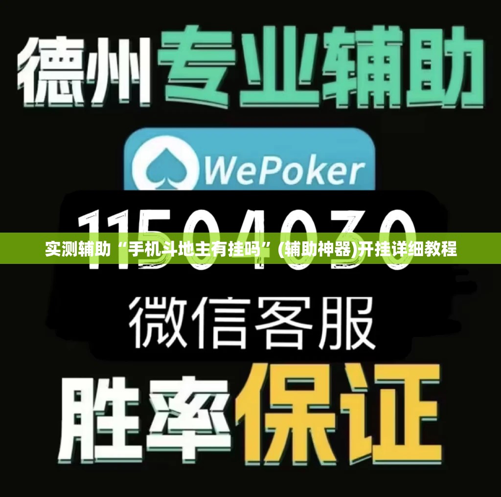 实测辅助“手机斗地主有挂吗”(辅助神器)开挂详细教程