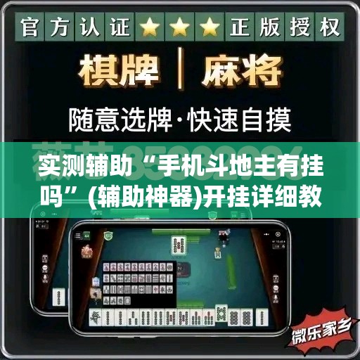 实测辅助“手机斗地主有挂吗”(辅助神器)开挂详细教程