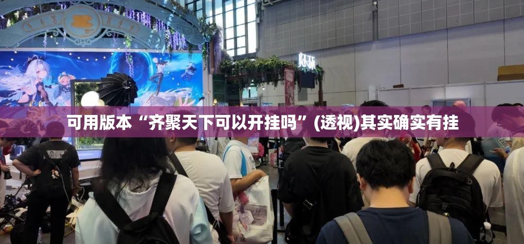 可用版本“齐聚天下可以开挂吗”(透视)其实确实有挂