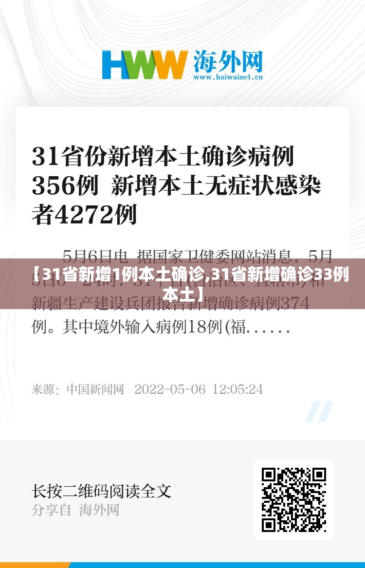 【31省新增1例本土确诊,31省新增确诊33例本土】