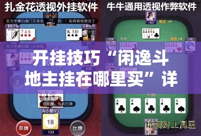 开挂技巧“闲逸斗地主挂在哪里买	”详细外挂透视辅助软件教程