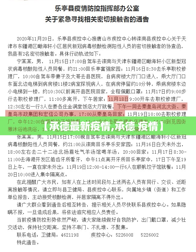 【承德最新疫情,承德 疫情】