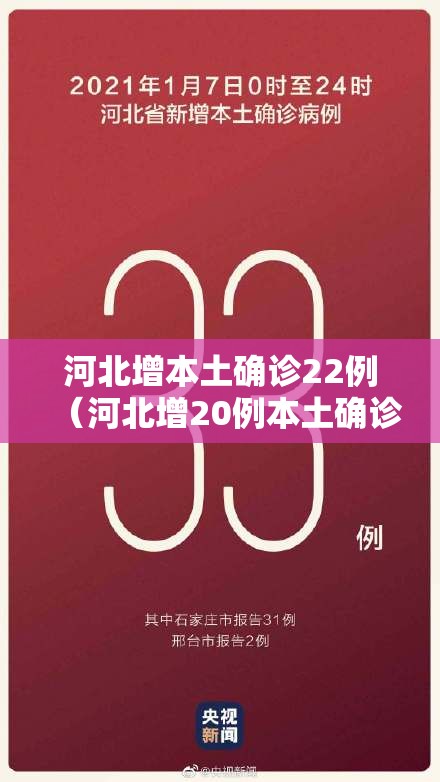 河北增本土确诊22例（河北增20例本土确诊43例无症状）