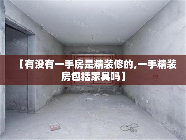 【有没有一手房是精装修的,一手精装房包括家具吗】