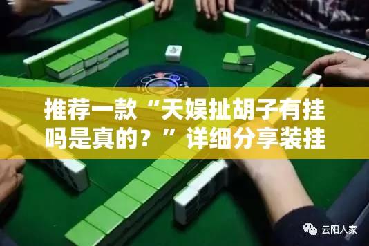 推荐一款“天娱扯胡子有挂吗是真的？”详细分享装挂步骤
