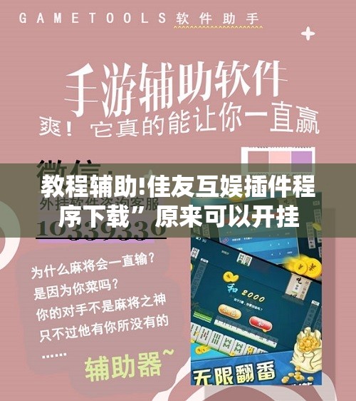 教程辅助!佳友互娱插件程序下载”原来可以开挂
