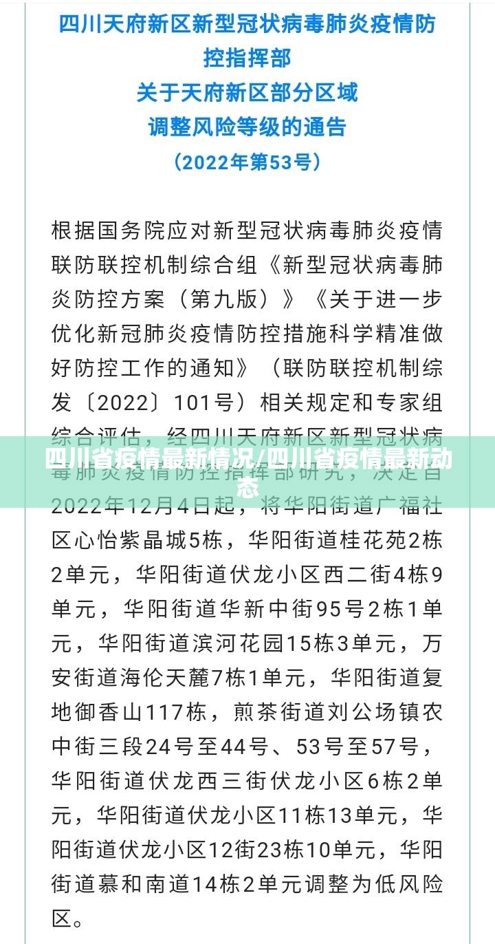 四川省疫情最新情况/四川省疫情最新动态 四川省疫情最新情况/四川省疫情最新动态