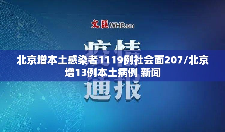 北京增本土感染者1119例社会面207/北京增13例本土病例 新闻 北京增本土感染者1119例社会面207/北京增13例本土病例 新闻