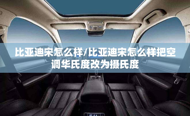 比亚迪宋怎么样/比亚迪宋怎么样把空调华氏度改为摄氏度