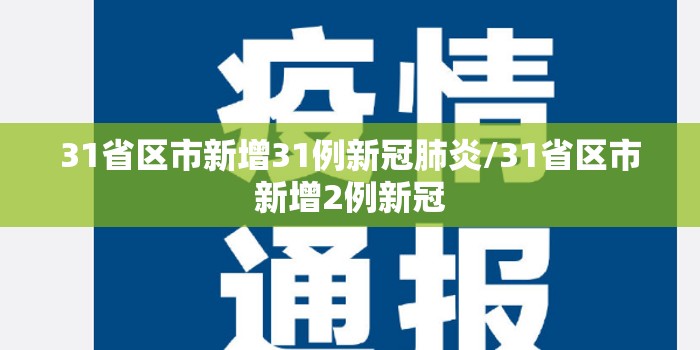31省区市新增31例新冠肺炎/31省区市新增2例新冠