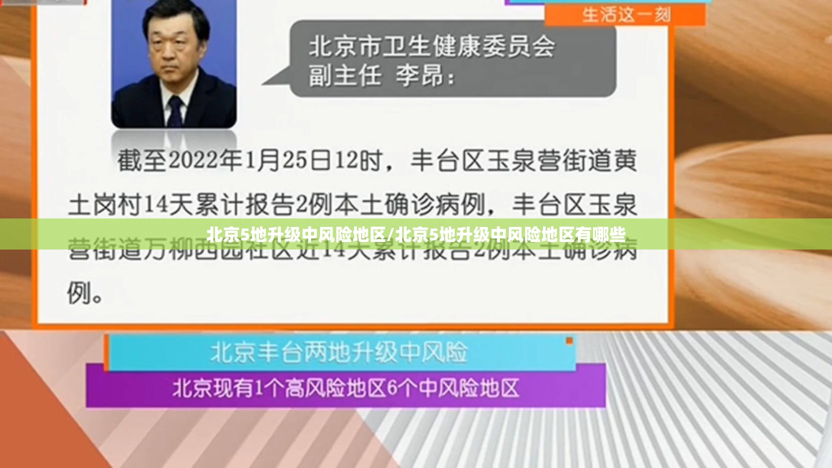 北京5地升级中风险地区/北京5地升级中风险地区有哪些
