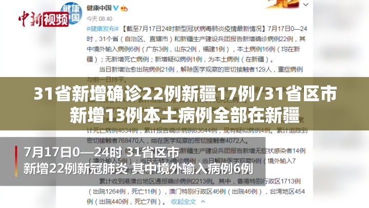 31省新增确诊22例新疆17例/31省区市新增13例本土病例全部在新疆