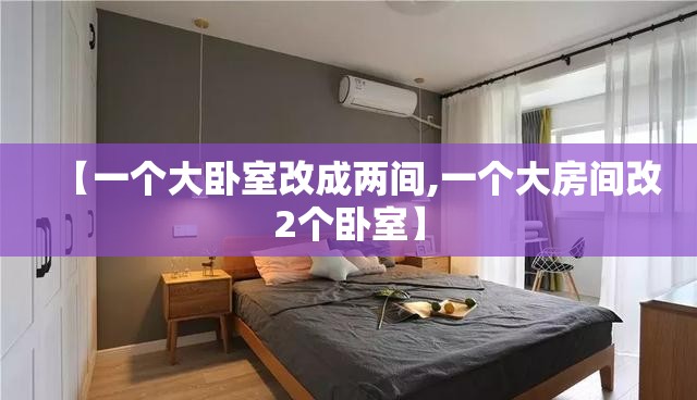 【一个大卧室改成两间,一个大房间改2个卧室】