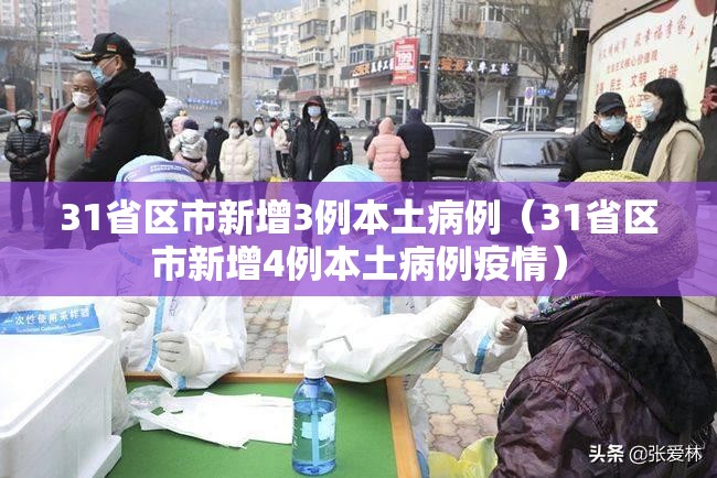 31省区市新增3例本土病例（31省区市新增4例本土病例疫情）