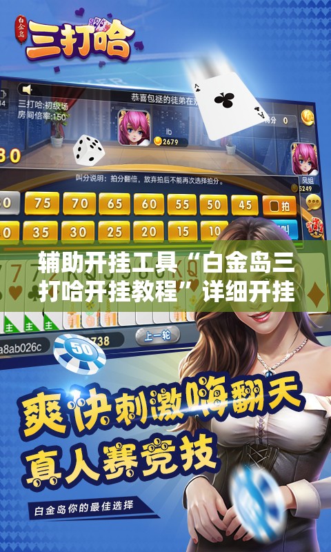 辅助开挂工具“白金岛三打哈开挂教程”详细开挂教程