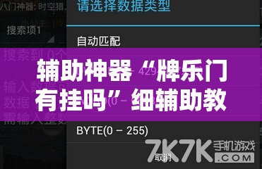 辅助神器“牌乐门有挂吗	”细辅助教程分享