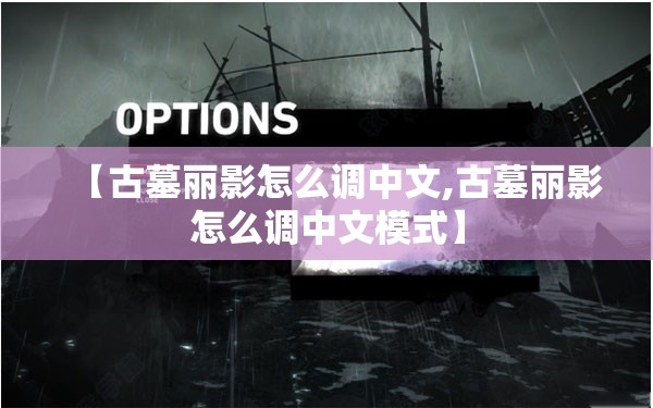 【古墓丽影怎么调中文,古墓丽影怎么调中文模式】 【古墓丽影怎么调中文,古墓丽影怎么调中文模式】