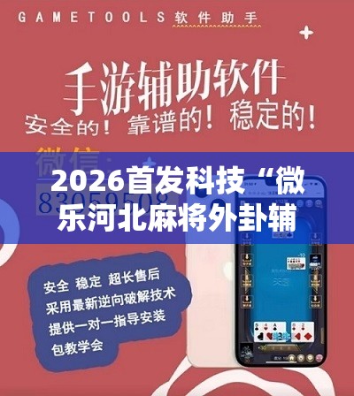 2026首发科技“微乐河北麻将外卦辅助软件下载”开挂详细教程