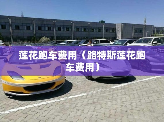 莲花跑车费用（路特斯莲花跑车费用）
