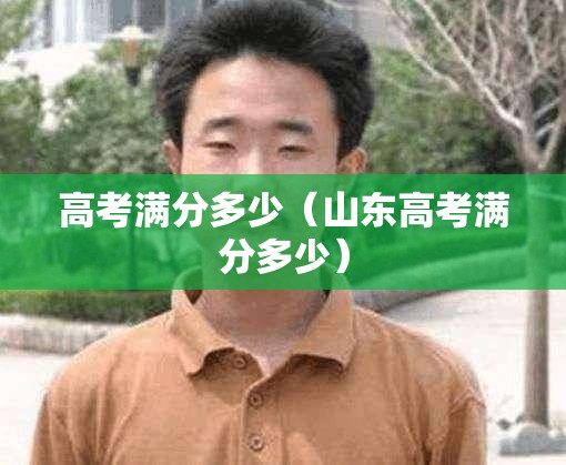 高考满分多少（山东高考满分多少）