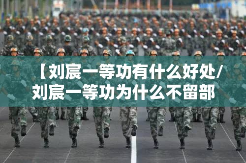 【刘宸一等功有什么好处/刘宸一等功为什么不留部队】
