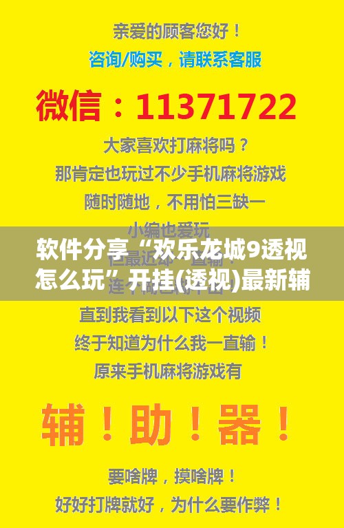 软件分享“欢乐龙城9透视怎么玩”开挂(透视)最新辅助详细