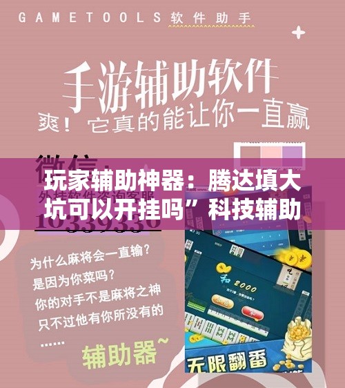 玩家辅助神器：腾达填大坑可以开挂吗”科技辅助神器手机版