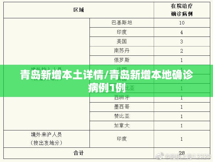 青岛新增本土详情/青岛新增本地确诊病例1例