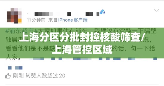 上海分区分批封控核酸筛查/上海管控区域