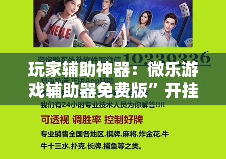 玩家辅助神器：微乐游戏辅助器免费版”开挂辅助脚本+详细开挂安装教程