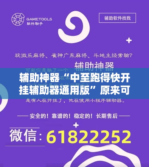 辅助神器“中至跑得快开挂辅助器通用版	”原来可以开挂