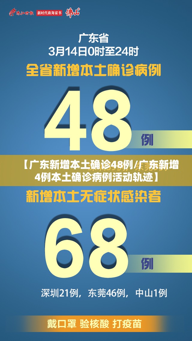 【广东新增本土确诊48例/广东新增4例本土确诊病例活动轨迹】