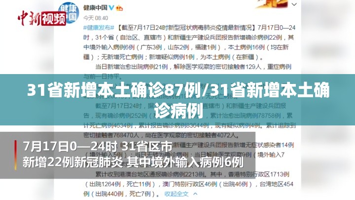 31省新增本土确诊87例/31省新增本土确诊病例