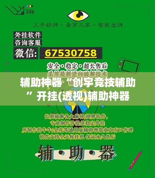 辅助神器“创宇竞技辅助”开挂(透视)辅助神器
