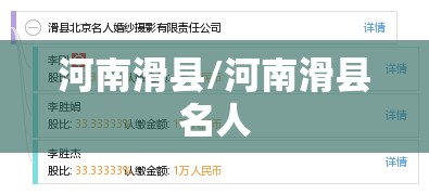 河南滑县/河南滑县名人