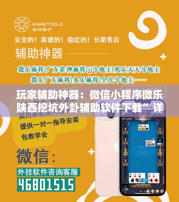 玩家辅助神器：微信小程序微乐陕西挖坑外卦辅助软件下载	”详细开挂教程
