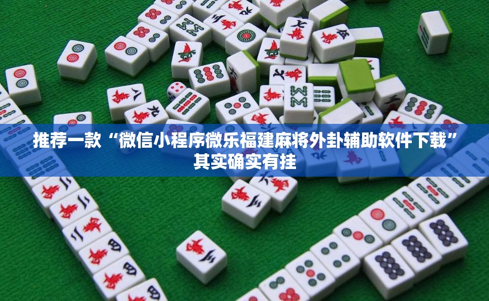 推荐一款“微信小程序微乐福建麻将外卦辅助软件下载”其实确实有挂
