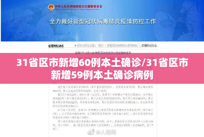 31省区市新增60例本土确诊/31省区市新增59例本土确诊病例