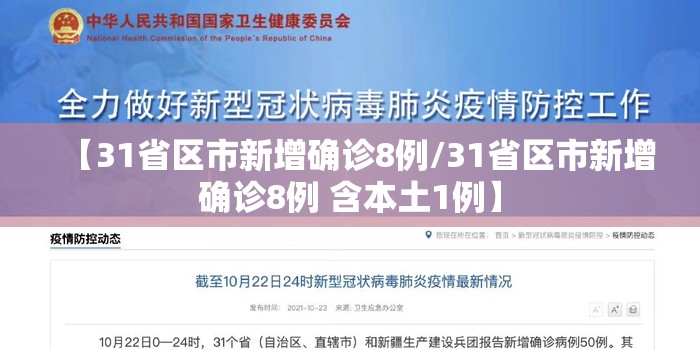 【31省区市新增确诊8例/31省区市新增确诊8例 含本土1例】