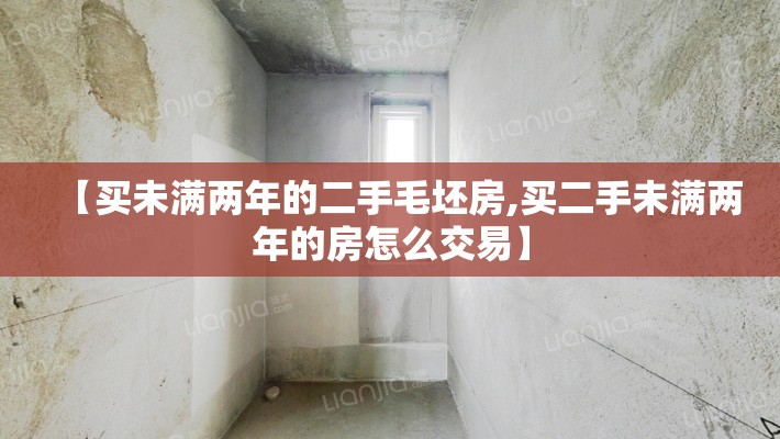 【买未满两年的二手毛坯房,买二手未满两年的房怎么交易】