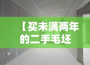 【买未满两年的二手毛坯房,买二手未满两年的房怎么交易】