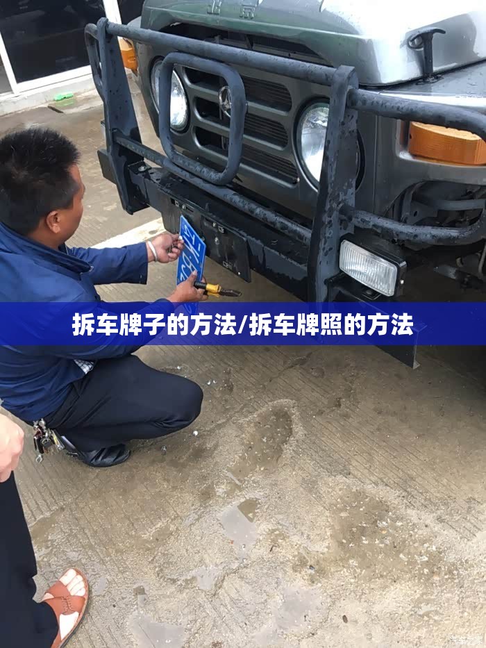 拆车牌子的方法/拆车牌照的方法