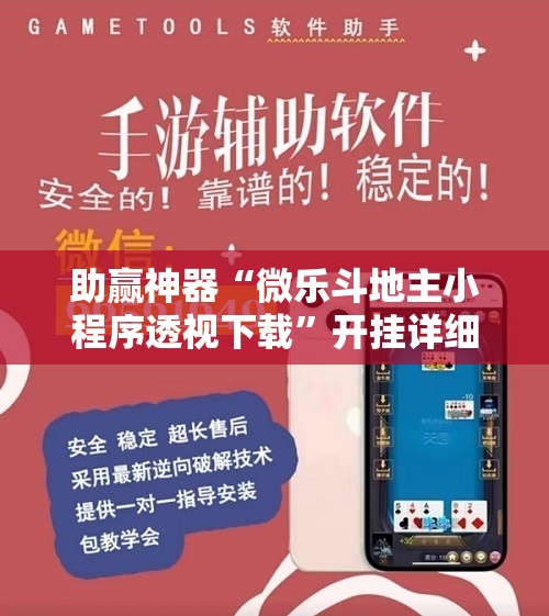 助赢神器“微乐斗地主小程序透视下载”开挂详细教程